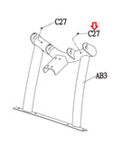 Matrix Retail Stepper Step Hex Insert Nut M10 x 1.5P 004978-00-hydrafitnessparts