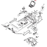 Matrix T7xe T7xe-01-G4 T7xe-02-G4 Treadmill Display Console Assembly ZMFMTM0153-hydrafitnessparts