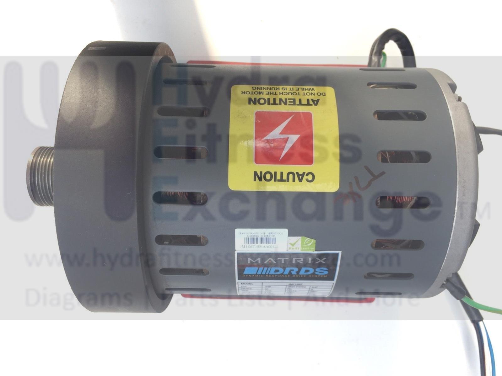 Matrix Treadmill AC Drive Motor Set T7XE T5X T7xi T7x 0000088970