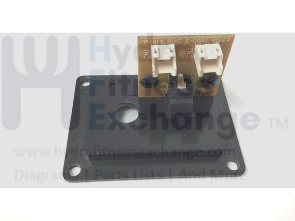 Matrix U5X-CB65 Upright Bike E-Port Power Entry-hydrafitnessparts