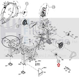 Matrix Vision Fitness A3x-01 S60 S70 Elliptical Idler Assembly 1000350493-hydrafitnessparts