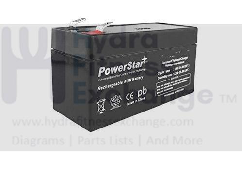 Matrix Vision Fitness R5x U5x Recumbent Bike Rechargeable Battery 1000309219-hydrafitnessparts