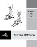 Merit Fitness 715E - EP509 725E - EP511 Elliptical Owner Manual 100519-hydrafitnessparts