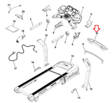Nautilus Bowflex BXT6 - Black Treadmill Crossbar Beverage Water Cup Holder Tray-hydrafitnessparts