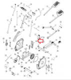 Nautilus E614 E616 E618 Elliptical Front Shroud Cover Trim 8003919-hydrafitnessparts