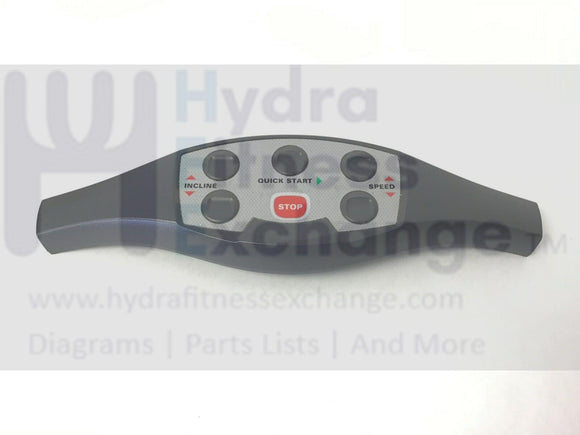 Nautilus Fitness T9.14 TC916 T912 Treadmill Center Ergo key Pad Housing SM26421-hydrafitnessparts