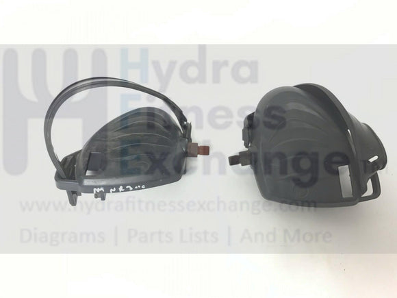 Nautilus NR3000 Recumbent Bike Left & Right Pedal Pair Set w/Straps 1/2