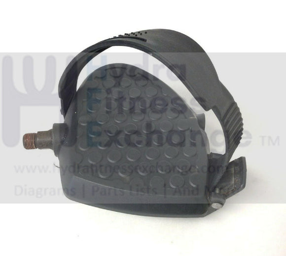 Nautilus Residential R916 U916 Commercial Bike Right Pedal with Strap 95-0614-hydrafitnessparts