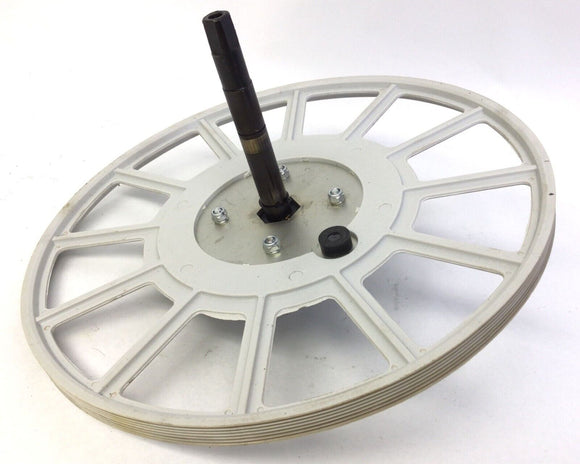 Nautilus Residential Schwinn Upright Bike Axle Flywheel Pulley Assembly 8002091-hydrafitnessparts
