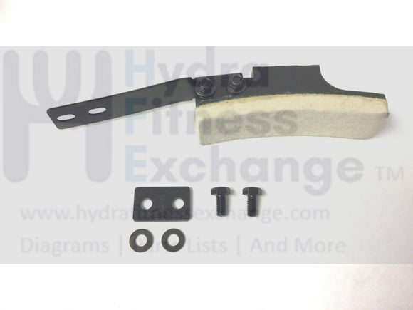 Nautilus Schwinn Ic3 Bike Resistance Pad With Hardware 1000512800 Formerly 8016604-hydrafitnessparts