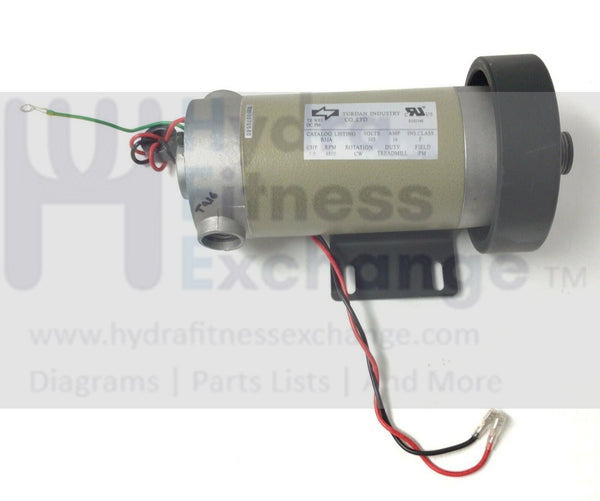 Nautilus T618 T616 Treadmill DC Drive Motor with Flywheel MFR-B3JA