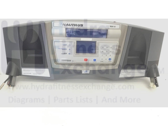 Nautilus T916 Commercial Treadmill Display Console-hydrafitnessparts