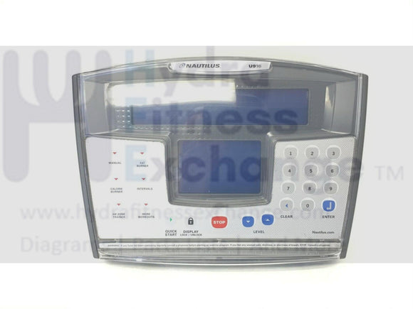 Nautilus U9.16 Upright Bike Display Console Panel 24006135-hydrafitnessparts