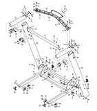 New Nordictrack ProForm T 6.7 S C700 C590 400i Treadmill Left Handrail Cover 394609-hydrafitnessparts