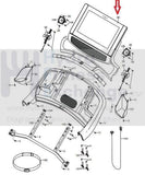 NodicTrack NTL221160 Treadmill Display Console Assembly 401248-hydrafitnessparts