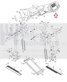 Nordic-Track HealthRider Proform Elliptical Display Console Assembly 219895-hydrafitnessparts