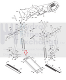 Nordic-Track HealthRider Proform Elliptical Upper Ramp End Cap 216711-hydrafitnessparts