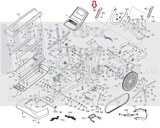 NordicTrack 12.0 Elliptical Left Hand Grip w/Pulse Heart Rate Sensor-hydrafitnessparts