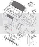 NordicTrack 1500 1750 C1500 X3 T20 Treadmill Screw 5/16" X 3 3/4" 305456-hydrafitnessparts