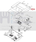 NordicTrack 1500 NTL110100 Treadmill Motor Hood Shroud Cover 304166-hydrafitnessparts
