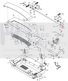 NordicTrack 1750 2450 2950 Treadmill Cushion Rod Bracket 395911-hydrafitnessparts