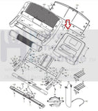 NordicTrack 1750 NTL140110 Treadmill Display Console Panel 321843 ETNT14011-hydrafitnessparts