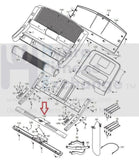 NordicTrack 1750 NTL140110 Treadmill Heart Rate Pulse Bar Top Grip 305378-hydrafitnessparts