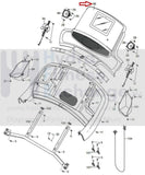 NordicTrack 1750 NTL141190 Treadmill Display Console Assembly 403166-hydrafitnessparts