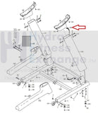 NordicTrack 1750 NTL158090 Treadmill Upright Wire Harness 299497-hydrafitnessparts