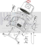 NordicTrack 1750 Treadmill Display Console Panel 409838 ETNT14119JST-hydrafitnessparts