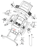 NordicTrack 2450 2950 Elite 5000 Treadmill Display Console Frame 357716-hydrafitnessparts