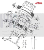 NordicTrack 2450 - NTL171140 Treadmill Display Console Assembly ETNT17114 366419-hydrafitnessparts