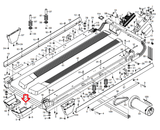 NordicTrack 2950 3760 2450 1750 Treadmill Right Rear Roller End Cap 395588-hydrafitnessparts