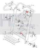 NordicTrack 8500 Pro Treadmill Upright Wire Harness 299578-hydrafitnessparts