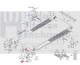 NordicTrack 8500 Treadmill Rear Foot Bracket W/ Transport Wheel 293547 & 178301-hydrafitnessparts