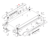 NordicTrack A2250 C2255 Treadmill Left Foot Rail 245354 MFR 239293-hydrafitnessparts