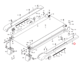 NordicTrack A2250 C2255 Treadmill Right Foot Rail 245355-hydrafitnessparts