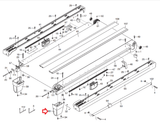 NordicTrack A2550 C3000 Treadmill Right Rear Roller Endcap 257998-hydrafitnessparts