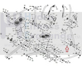 NordicTrack AudioStrider 990Pro NTEL098112 Elliptical Foot Pad Short Axle 341876-hydrafitnessparts