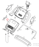 NordicTrack C 800 - 831.250180 25018C0 Treadmill Display Console Panel 360970-hydrafitnessparts