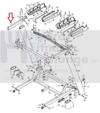 NordicTrack C 990 NTL198150 Treadmill Left Handrail Assembly 360968-hydrafitnessparts