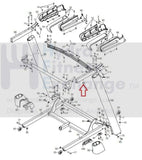 NordicTrack C 990 NTL198150 Treadmill Right Handrail Assembly 360968-hydrafitnessparts