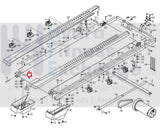 NordicTrack C950i C900i T13.5 APEX 6000 Treadmill Back Rear Idler Roller 237380-hydrafitnessparts