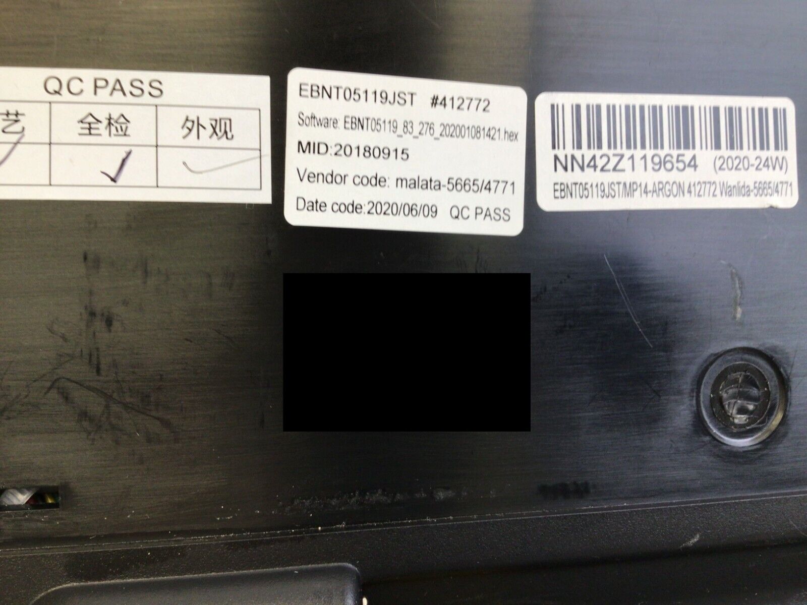 NordicTrack COMM S15I Stationary Bike Display Console Assembly MFR