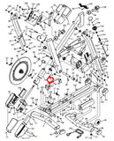 NordicTrack COMM.S22I COMM. S15I Stationary Bike Incline Shaft Cover 408514-hydrafitnessparts