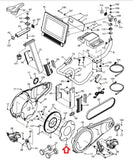 NordicTrack COMM.S22I COMM. S15I Stationary Bike Right Disc Cover 405286-hydrafitnessparts