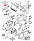 NordicTrack COMM.S22I COMM.S15I Stationary Bike Seat Carriage 408526-hydrafitnessparts