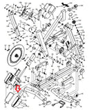 NordicTrack COMM.S22I COMM.S15I Stationary Bike Upper Incline Motor Cover 408515-hydrafitnessparts