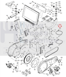 NordicTrack COMM.S22I S15I S10I Stationary Bike Upper Wire Harness 411540-hydrafitnessparts