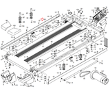 NordicTrack Commercial 1750 Treadmill Left Rail Side Cover 353266-hydrafitnessparts